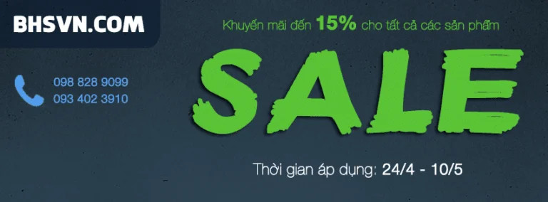 Chương trình khuyến mãi 15% tất cả các sản phẩm