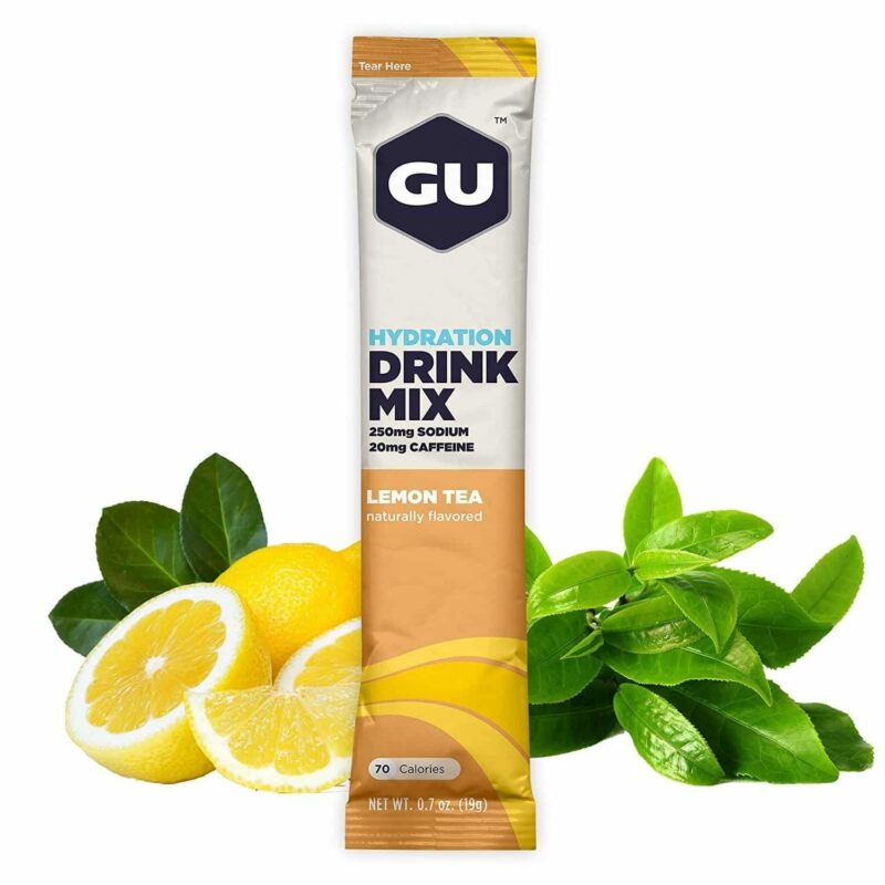 gu hydration drink mix lemon tea