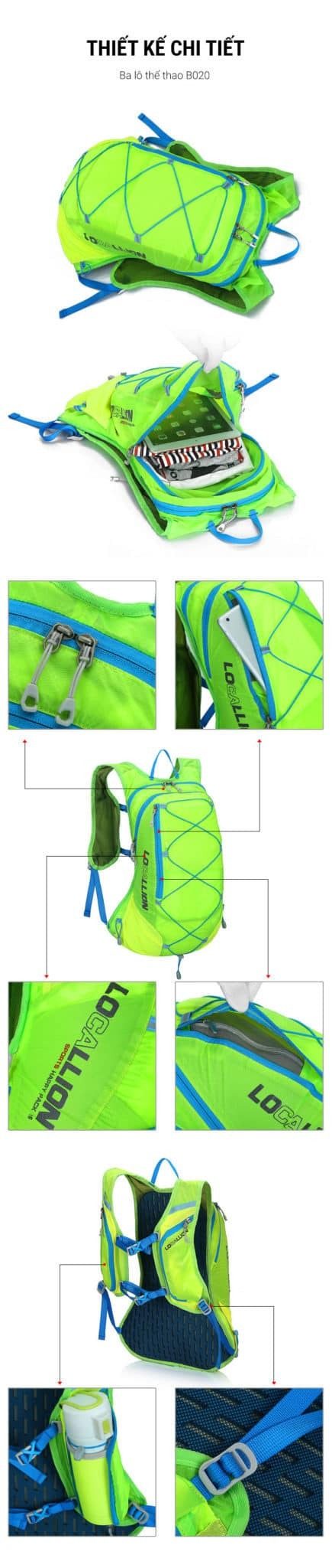 Ba lô thể thao du lịch B020