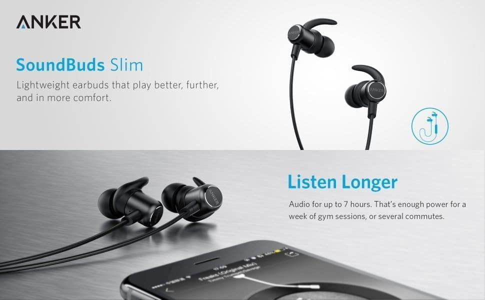 Tai nghe thể thao Bluetooth Anker SoundBuds Slim