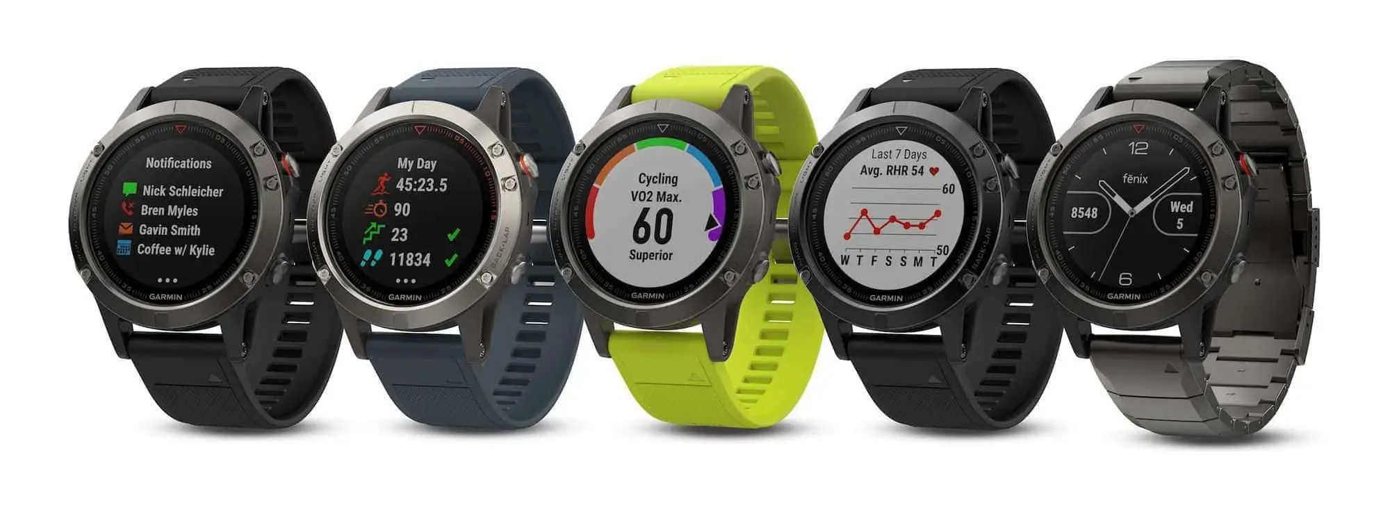 Garmin fenix 5 banner 1 Đồng hồ thể thao Multi-Sport GPS Garmin fenix 5 Sapphire (Đen, 47mm) - YCB.vn