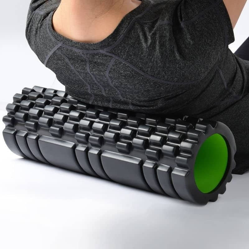 foam roller eva grid 45 14 33 Ống lăn massage phục hồi cơ bắp (Foam Roller) - GRID 45cm - YCB.vn