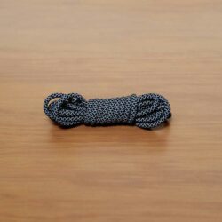 Dây giày phản quang tròn 3M Reflective Rope Laces - Đen