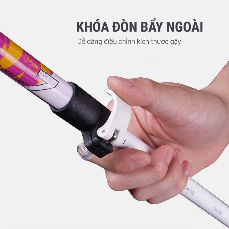 gậy leo núi dạng gấp z-pole pioneer trailblazer pl-04 (240 gram) 3 gay leo nui pioneer trail blazer pl 04 08 Gậy leo núi dạng gấp Z-pole Pioneer Trailblazer PL-04 (240 gram) - YCB.vn
