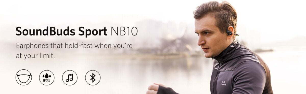 Tai nghe thể thao Bluetooth Anker SoundBuds Sports NB10 • YCB