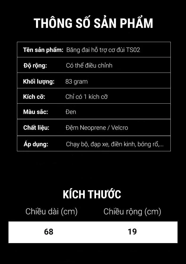 đai bó hỗ trợ cơ đùi ts02 12 bang bo dui ts02 010 Đai bó hỗ trợ cơ đùi TS02 - YCB.vn