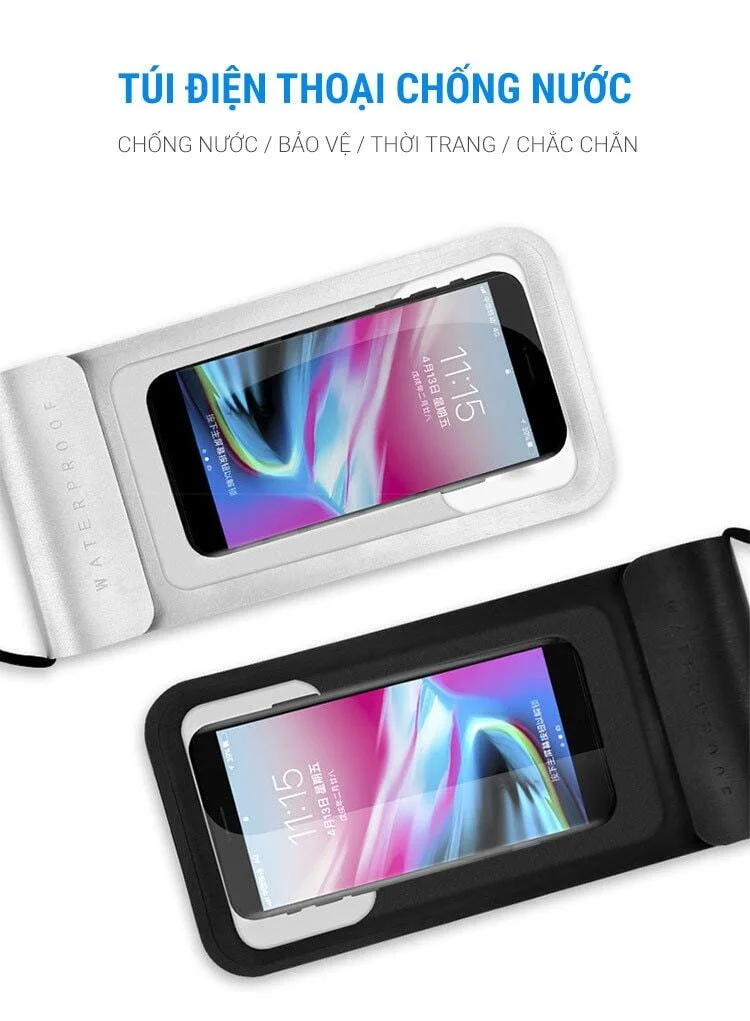 tui dung dien thoai chong nuoc a011 08 Túi đeo điện thoại chống nước A011 - YCB.vn