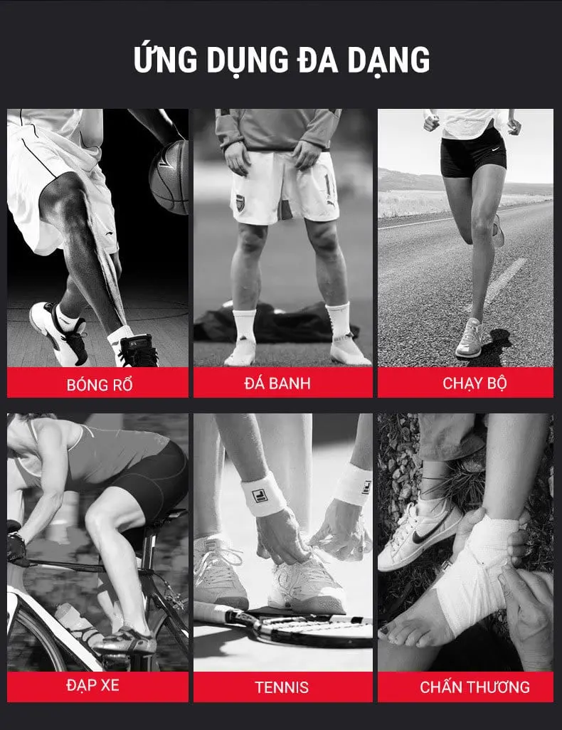 bang ho tro co chan ank02 010 Băng thun bảo vệ cổ chân ANK-02 - YCB.vn