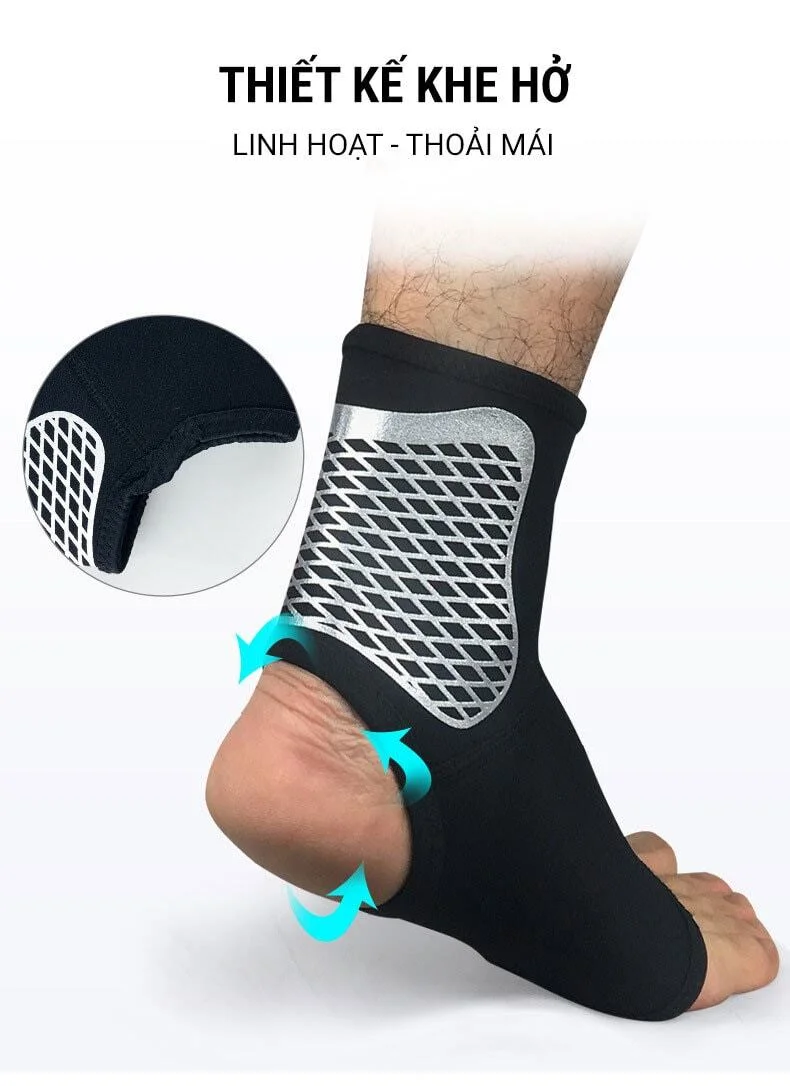 bang ho tro co chan ank02 012 Băng thun bảo vệ cổ chân ANK-02 - YCB.vn