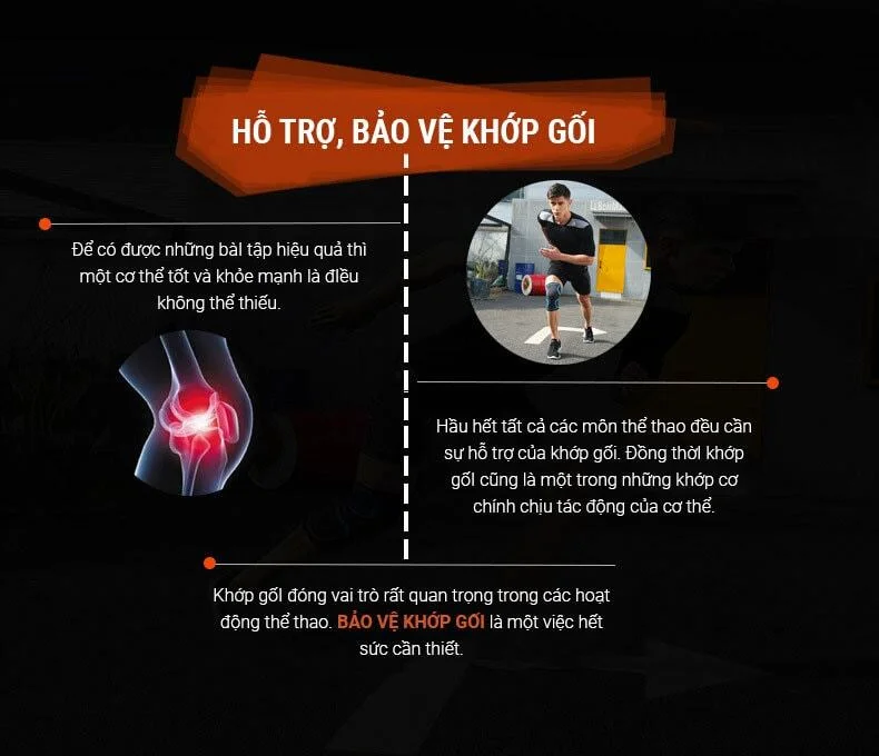 bang ho tro goi kn08 01 Băng hỗ trợ gối co giãn Boer KN08 - YCB.vn