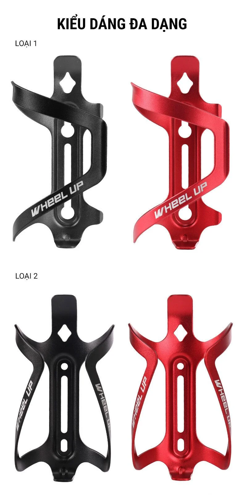 Gọng bình nước xe đạp Wheel Up - YCB.vn