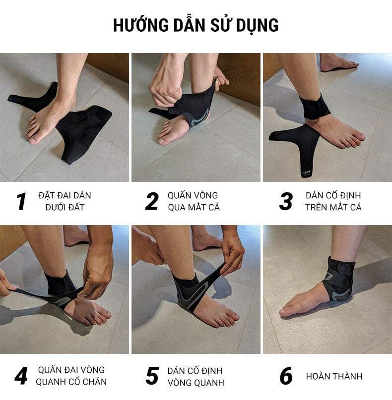 bang thun ho tro co chan ank 03 13 Băng thun hỗ trợ cổ chân ANK-03 - YCB.vn