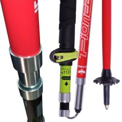 Gậy leo núi carbon dạng gấp Z-pole Pioneer Cobra 16 (PL-10)