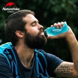 Bình nước dẻo TPU gấp gọn kèm vòi hút Naturehike (420ml)
