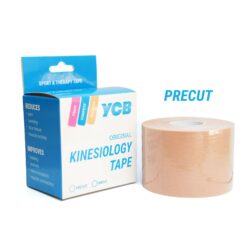 Băng dán cơ YCB Kinesiology Tape PreCut khổ 5cm (cuộn 20 miếng cắt sẵn)