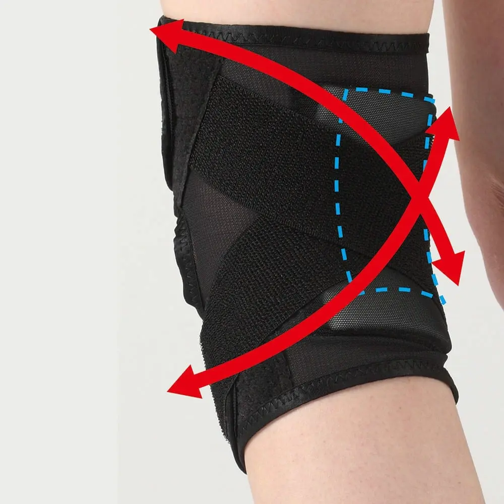dai co dinh goi bonbone thin bf kn 10 004 Đai cố định đầu gối cao cấp Bonbone Thin PF Cross Belt - YCB.vn