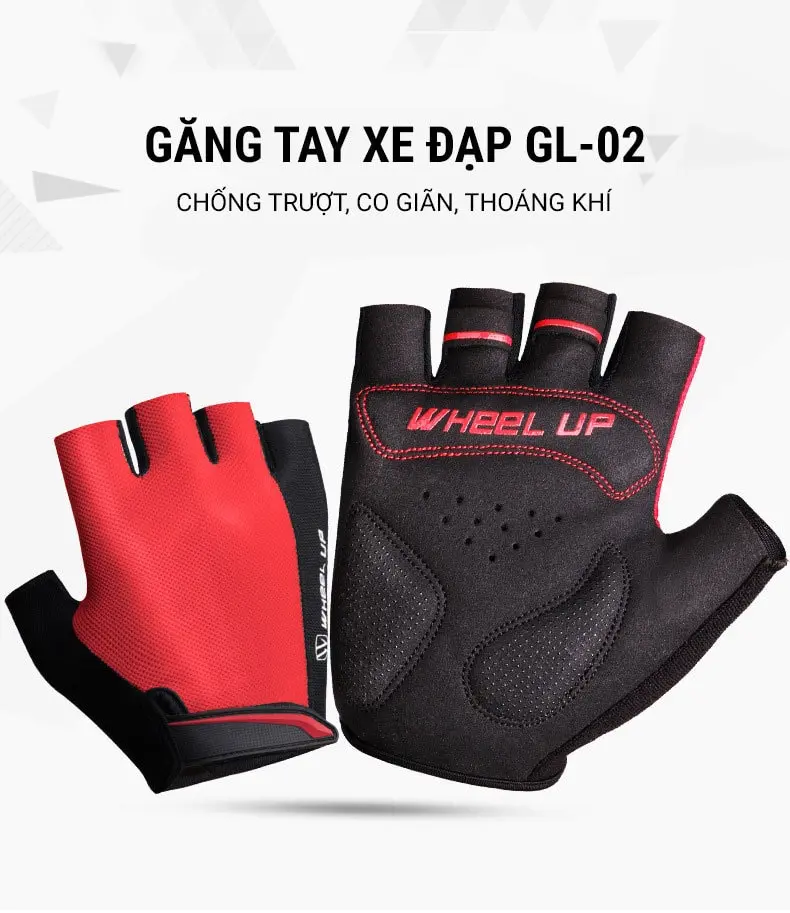gang tay xe dap wheel up gl02 001 Găng tay xe đạp Wheel Up chống sốc GL-02 - YCB.vn