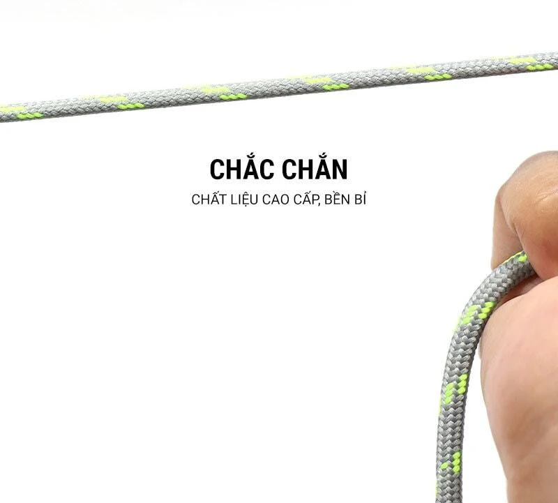 day giay boot laces 2 02 Dây giày tròn Boot Laces - Xám / Xanh Lá - YCB.vn