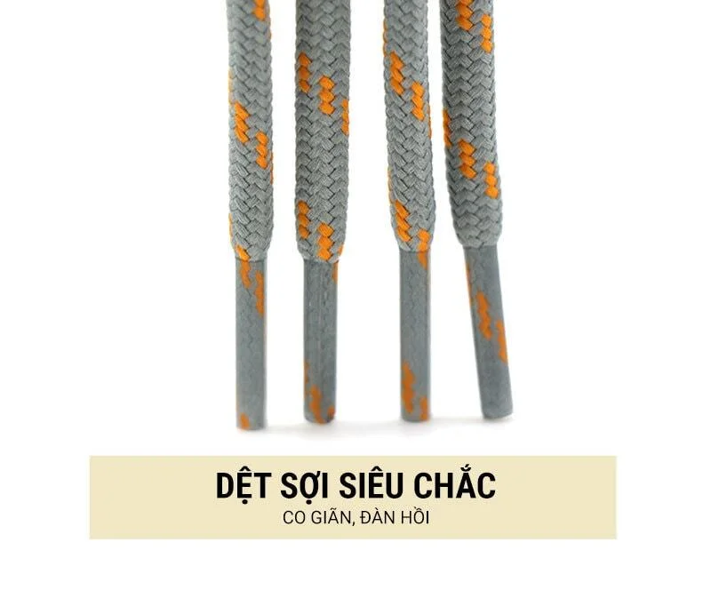 day giay boot laces 2 03 Dây giày tròn Boot Laces - Xám / Xanh Lá - YCB.vn