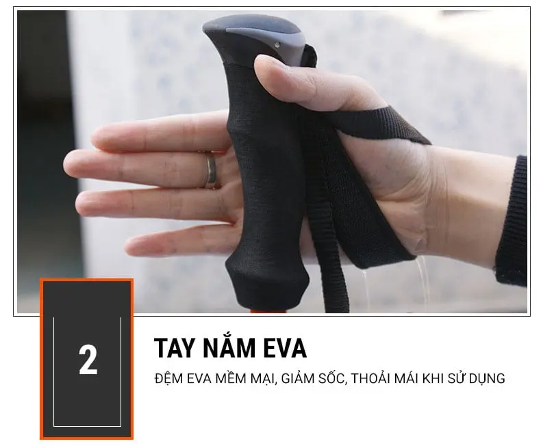 gay leo nui pioneer brave heart 1s pl 09 12 Gậy leo núi carbon chống sốc telescope Pioneer Brave Heart 1S (PL-09) - YCB.vn