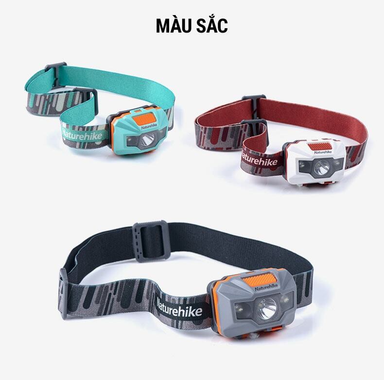 Đèn pin đeo trán chống nước Naturehike Ultralight Headlamp (pin sạc 1200mAh)