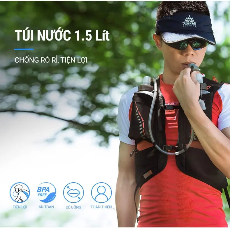tui nuoc aonijie sd20 10 Túi nước thể thao Aonijie Hydration Bladder 1.5L (SD20) - YCB.vn