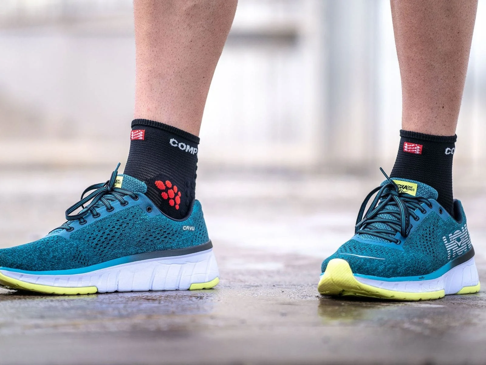 compressport pro racing socks run high 01 Vớ chạy bộ Compressport Pro Racing Socks V3.0 - Run High - YCB.vn