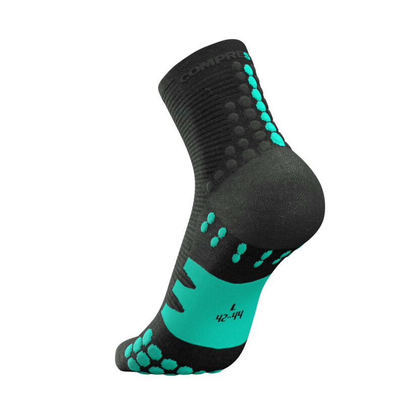 compressport pro racing socks v3.0 run high - black edition 2021 07