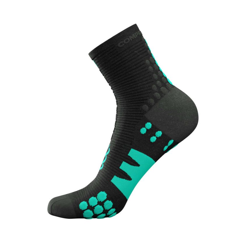 compressport pro racing socks v3.0 run high - black edition 2021 08