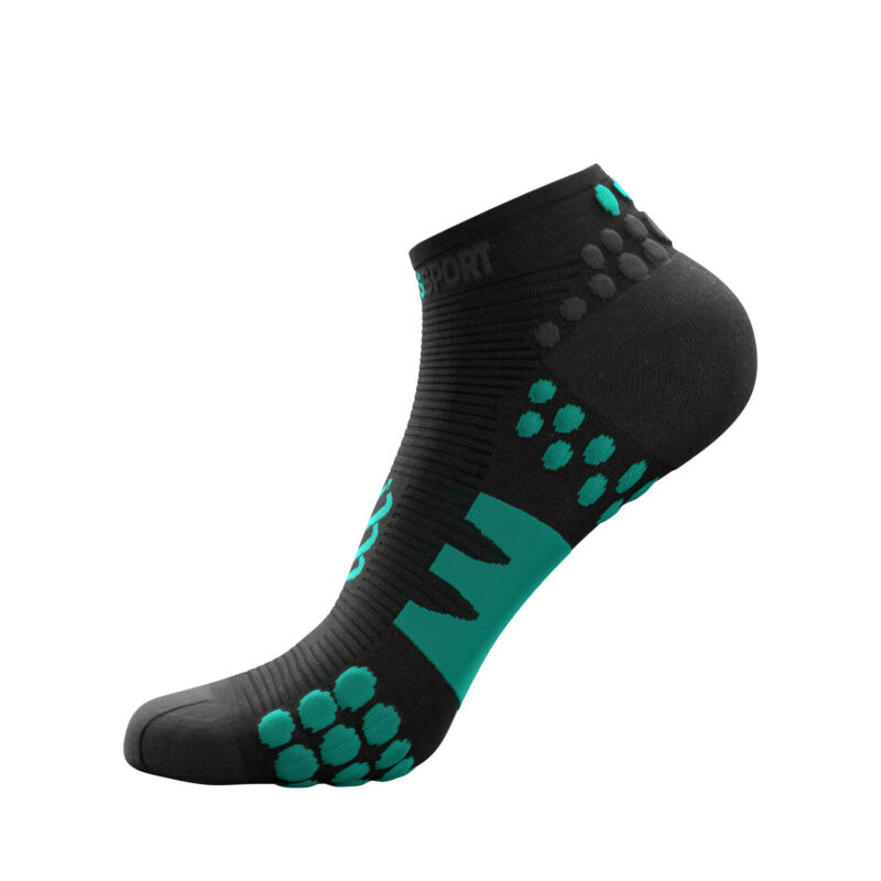 compressport pro racing socks v3.0 run low - black edition 2021 05