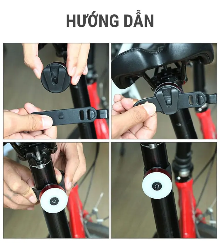 đèn hậu chống nước pin sạc usb mzyrh tailight tl-01 6 Đèn hậu chống nước pin sạc USB Mzyrh Tailight TL-01 - YCB.vn