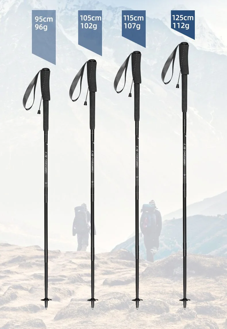 gay leo nui pioneer pl 16 16 Gậy leo núi dạng gấp Z-Pole siêu nhẹ Pioneer Cross-Country PL-16 (96 gram) - YCB.vn