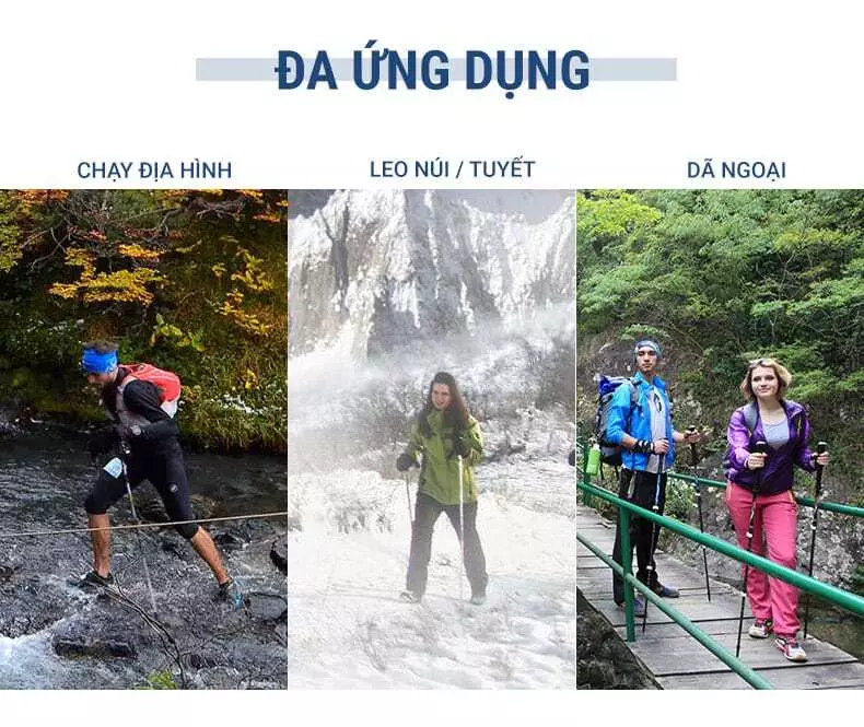 gay leo nui pioneer pl 16 29 Gậy leo núi dạng gấp Z-Pole siêu nhẹ Pioneer Cross-Country PL-16 (96 gram) - YCB.vn