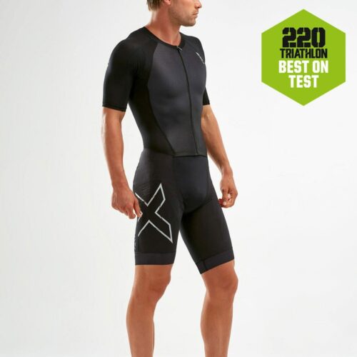 Bộ quần áo triathlon nam 2XU MCS Compression Full Zip Sleeved Trisuit - YCB -  Tri Suit