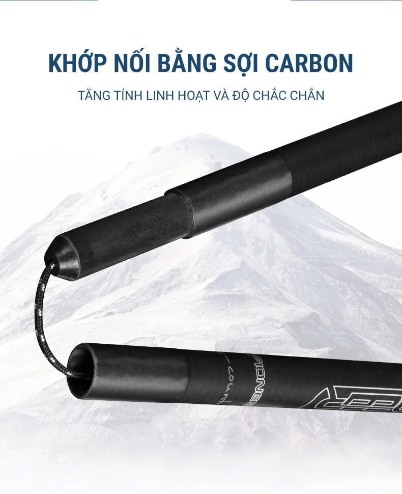 gay leo nui pioneer pl 16 17 Gậy leo núi dạng gấp Z-Pole siêu nhẹ Pioneer Cross-Country PL-16 (96 gram) - YCB.vn