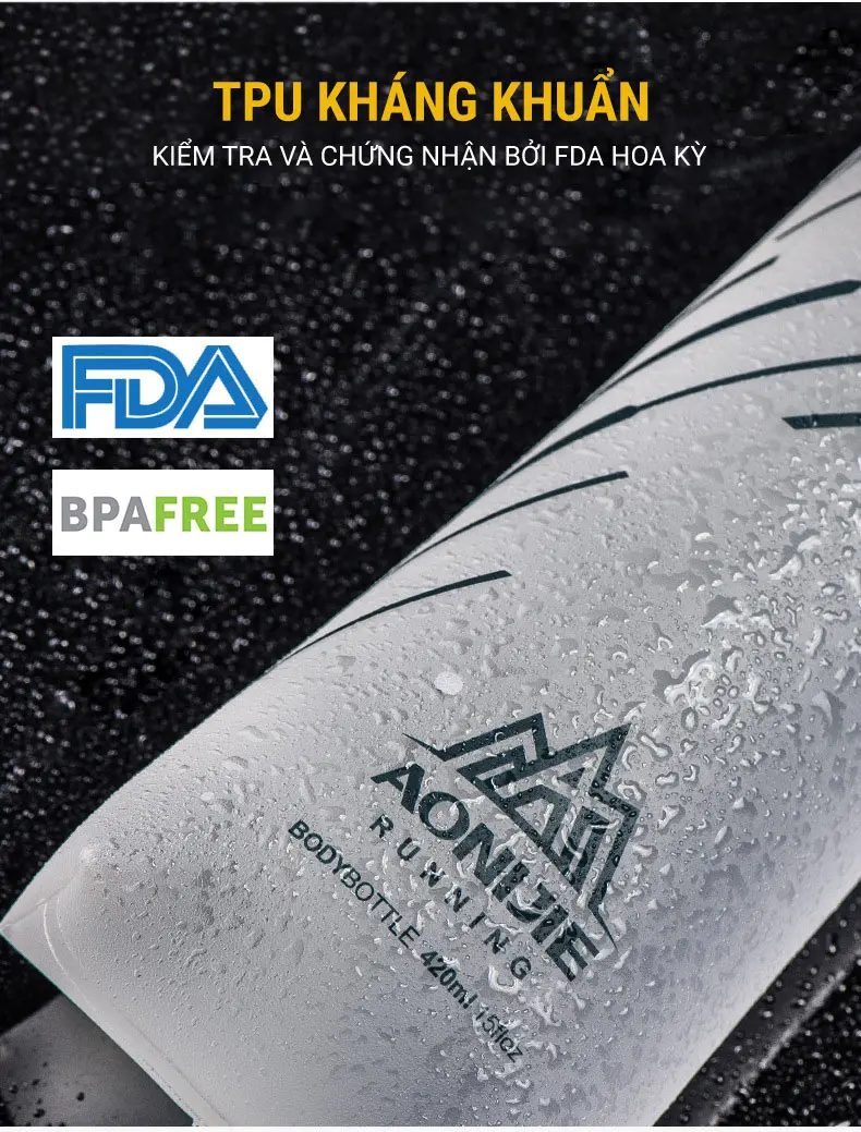 bình nước dẻo aonijie eazyflask sd21 (250ml / 420ml / 500ml) 3 binh nuoc deo quick soft flask aonijie sd21 10 Bình nước dẻo Aonijie EazyFlask SD21 (250ml / 420ml / 500ml) - YCB.vn