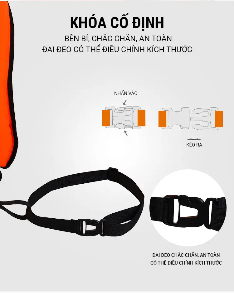 Phao bơi biển open water Marjaqe Double Airbag (20L) 3 phao boi bien marjaqe double airbag 15 Phao bơi biển open water Marjaqe Double Airbag (20L) - YCB.vn