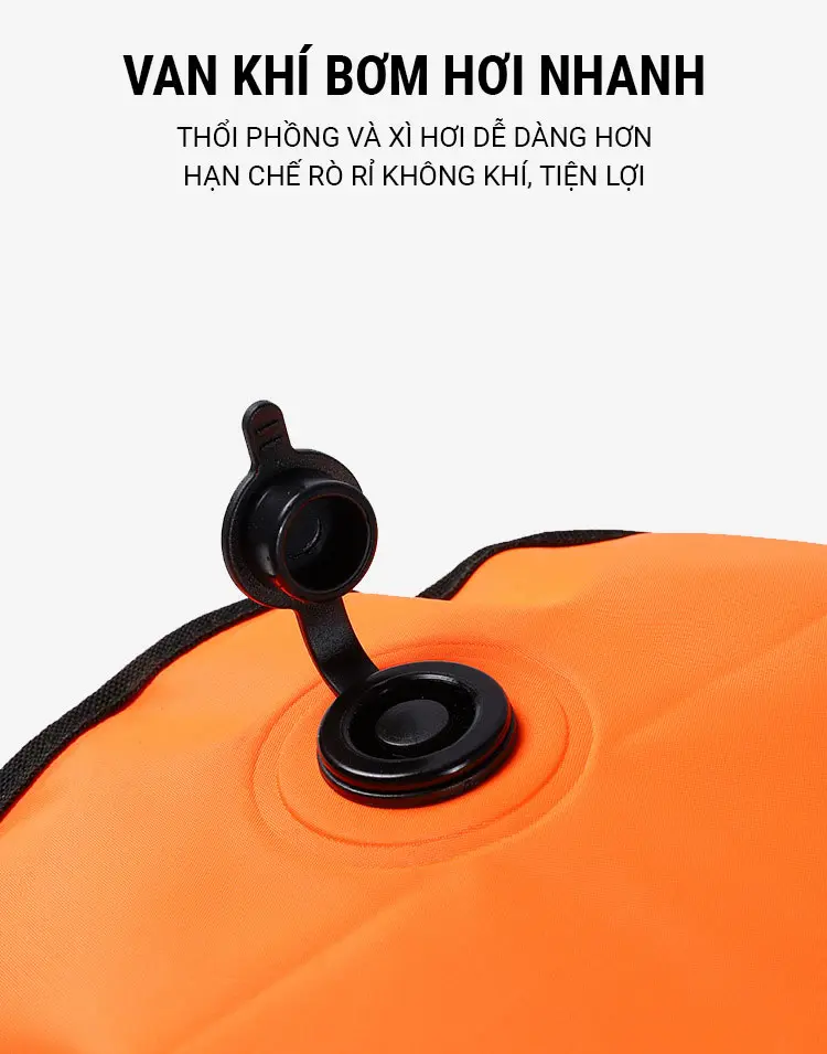 Phao bơi biển open water Marjaqe Double Airbag (20L) 4 phao boi bien marjaqe double airbag 16 Phao bơi biển open water Marjaqe Double Airbag (20L) - YCB.vn