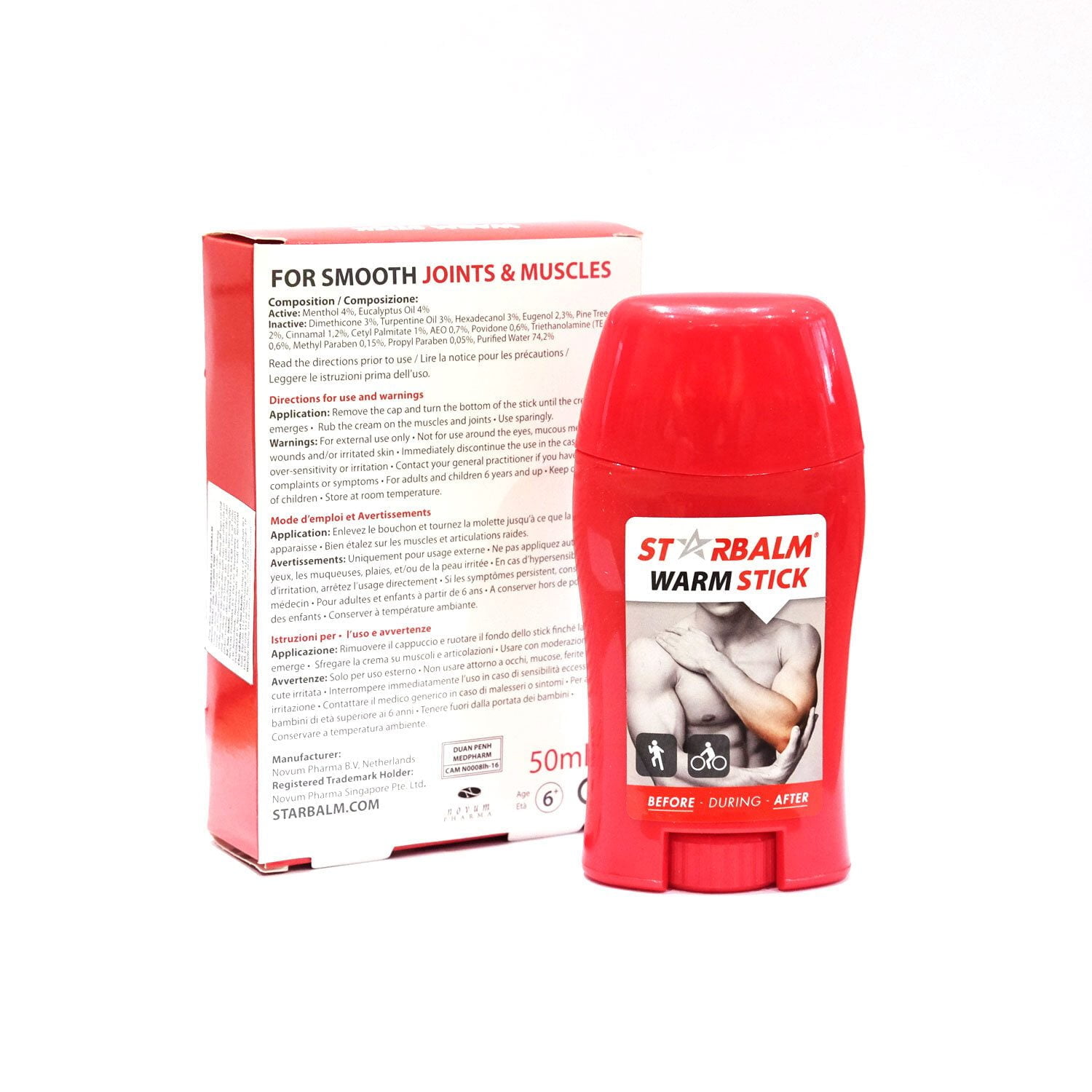 Ống làm nóng StarBalm Warm Stick 50ml