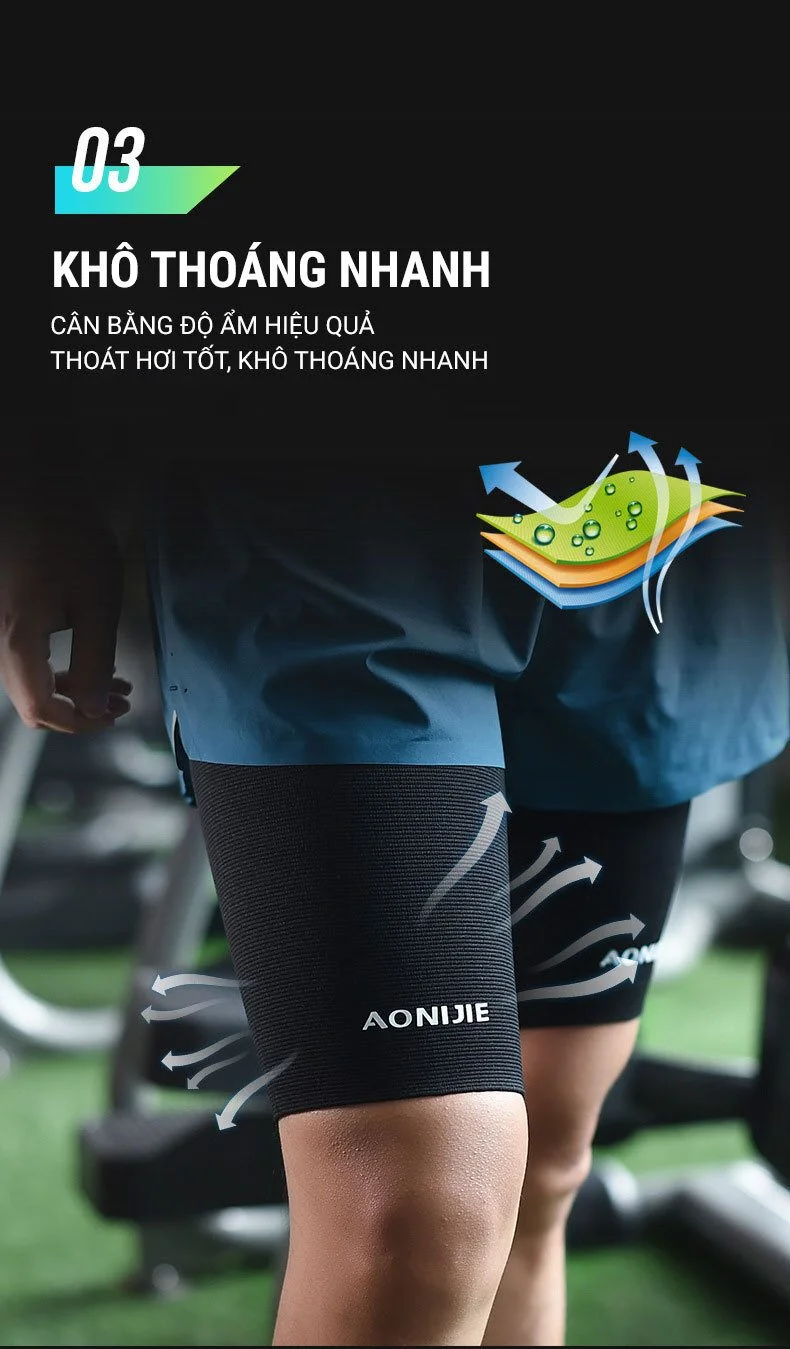 bo dui aonijie thigh compression ts03 11 Đai quấn bó cơ đùi Aonijie Thigh Sleeve Compression E4403 (TS03) - YCB.vn