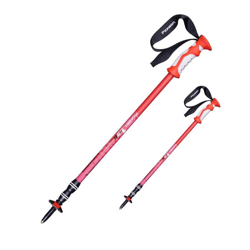 gay leo nui pl 03s 05 Gậy leo núi chống sốc telescope khóa xoắn Pioneer PL-03s - YCB.vn