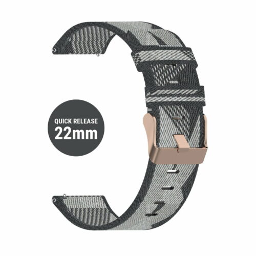 Dây đeo đồng hồ Graphite QR 22mm – Garmin Vivoactive 4, Coros Apex Pro - YCB -  Dây Đeo Đồng Hồ