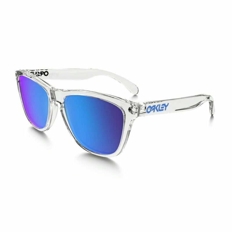 Kính mát Oakley Frogskins 0OO9245 Sapphire Iridium | Polished Clear (Asian Fit)