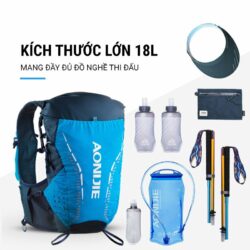 Vest nước Aonijie Windrunner Ultra 18L C9104 (kèm 2 bình dẻo 420ml)