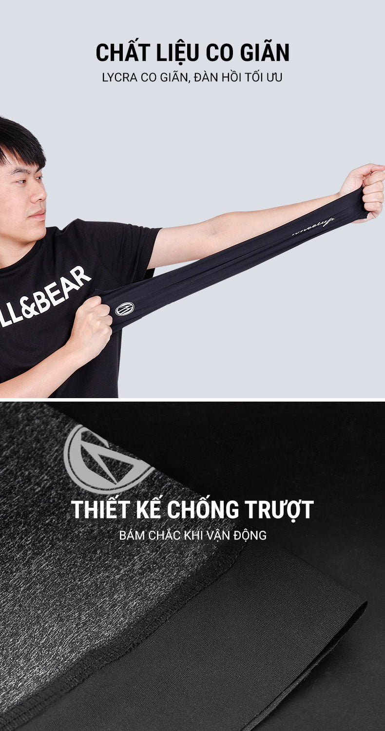 ong tay the thao wheel up 2 Ống tay thể thao Wheel Up Arm Sleeve AS06 - YCB.vn