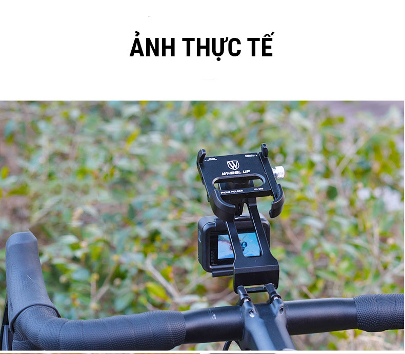 gia kep dien thoai 4 canh 21 Giá đỡ / bát gắn điện thoại lên xe đạp Wheel Up Phone Front Mount - YCB.vn