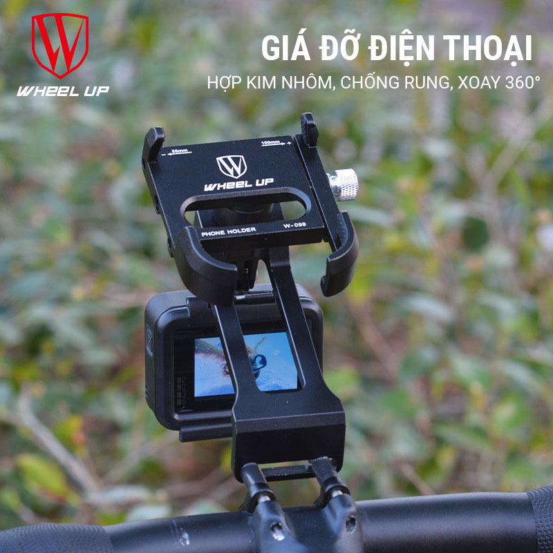 gia kep dien thoai 4 canh 26 Giá đỡ / bát gắn điện thoại lên xe đạp Wheel Up Phone Front Mount - YCB.vn