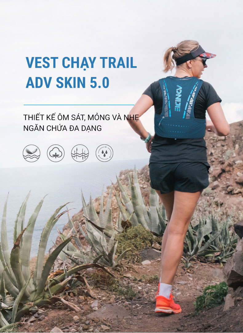 vest nuoc chay trail aonijie c933s b036s outdoor sports running vest 11 Vest nước chạy trail Aonijie Advanced Skin 5.0 c933s (B036s) - YCB.vn