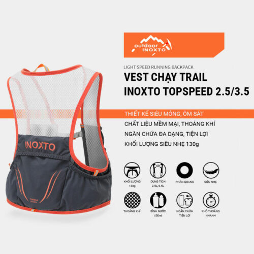 vest chay trail inoxto topspeed 2 5 20 Giày chạy bộ - YCB.vn