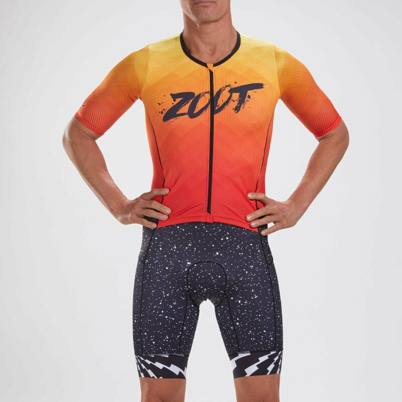 zoot Mens LTD Triathlon Aero Full Zip Racesuit - Kona Ice 01